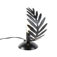 Ylumen Tafellamp Palm 1 blad H 24 cm zwart - thumbnail