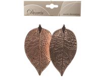 2 blad ijzer hang 14cm koper - Ksd