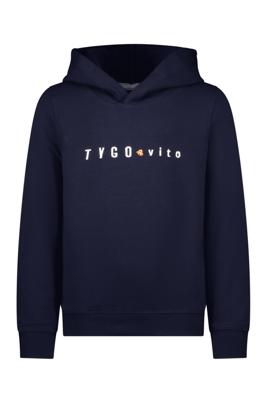Tygo & Vito winter hoodie jongens - navy blauw