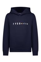 Tygo & Vito winter hoodie jongens - navy blauw