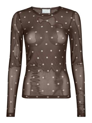 Neo Noir Blouse Ella Dot | Brown
