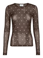 Neo Noir Blouse Ella Dot | Brown