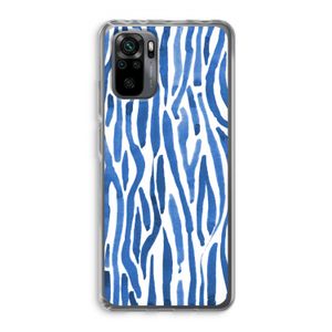 Blauwe nerven: Xiaomi Redmi Note 10 Pro Transparant Hoesje