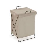 Wasmand Versa Crème Polyester Metaal Polyethyleen 35 X 48 X 30 CM