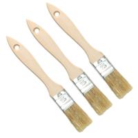 Sorex Verfkwasten - 6x - plat - 25 mm - kunststof - schilderen - voor alle soorten verf