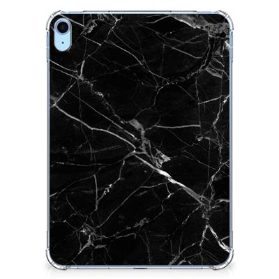 iPad (2022) 10.9 Tablet Back Cover Marmer Zwart - Origineel Cadeau Vader iPad (2022) 10.9 Tablet Back Cover Marmer Zwart - Origineel Cadeau Vader