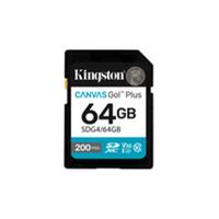 Micro SD geheugenkaart met adapter Kingston SDG4/64GB 64 GB
