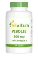 Elvitum Visolie 500mg omega 3 30% 200 Capsules