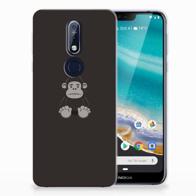 Nokia 7.1 Telefoonhoesje met Naam Gorilla Nokia 7.1 Telefoonhoesje met Naam Gorilla