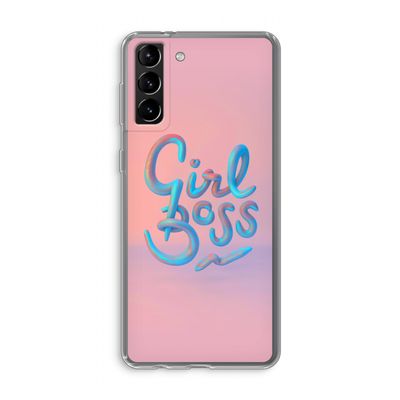 Girl boss: Samsung Galaxy S21 Plus Transparant Hoesje