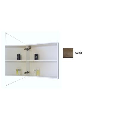 Spiegelkast Sanicare Qlassics 60 cm 1 Deur Truffel-Eiken Links