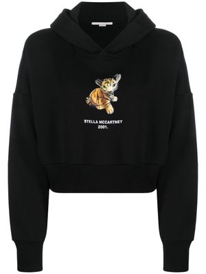 Stella McCartney hoodie à logo imprimé - Noir