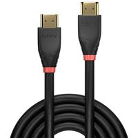 LINDY 41072 HDMI-kabel HDMI Aansluitkabel HDMI-A-stekker, HDMI-A-stekker 15.00 m Zwart 4K UHD, Vergulde steekcontacten - thumbnail