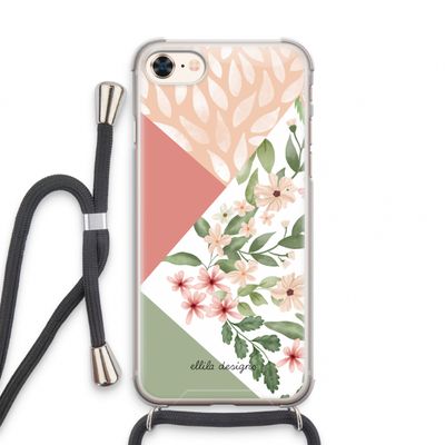 Sweet heaven geometrics: iPhone 7 Transparant Hoesje met koord