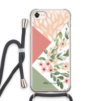 Sweet heaven geometrics: iPhone 7 Transparant Hoesje met koord