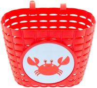 WIDEK kinder fietsmand "explorer kids baskets explor clappy crab