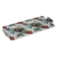 Dienblad Versa Tropical Porselein (16,3 x 2,5 x 36,5 cm) - thumbnail