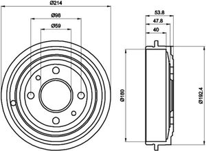 Textar Remtrommel 94014800