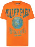 Philipp Plein t-shirt en coton à ornements en cristal - Orange - thumbnail