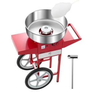 VEVOR Commerciële Suikerspinmachine met Kar 1000W Rood