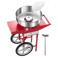 VEVOR Commerciële Suikerspinmachine met Kar 1000W Rood VEVOR Commerciële Suikerspinmachine met Kar 1000W Rood
