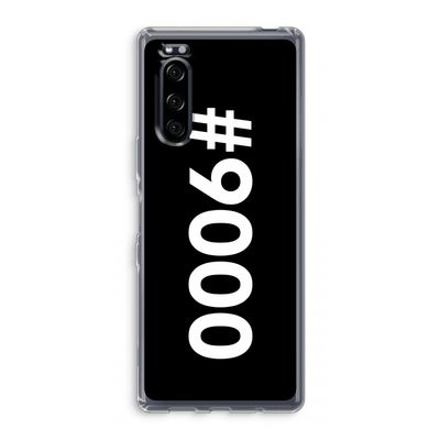 #9000: Sony Xperia 5 Transparant Hoesje