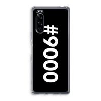 #9000: Sony Xperia 5 Transparant Hoesje