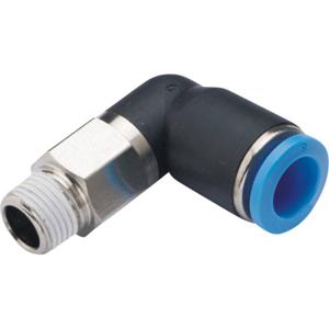 TRU COMPONENTS Haakse koppeling GPL10-03 Buis-Ø: 10 mm Afm. schroefdraad: R3/8 1 stuk(s)