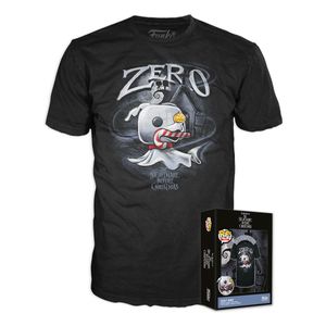 Nightmare Before Christmas Boxed Tee T-Shirt Zero w/Cane Size XL