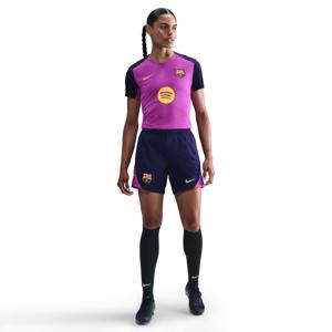 Nike FC Barcelona Strike Trainingsset 2025-2026 Dames Felpaars Donkerblauw Goud