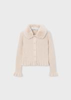 Mayoral winter vest meisjes - beige - fur