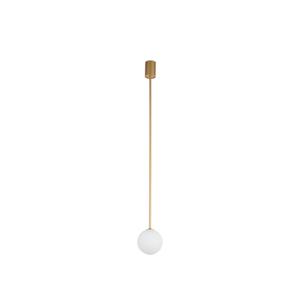 Nowodvorski Glazen plafondlamp Kier M - goud - 96cm 10306