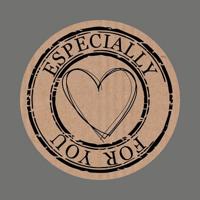 Etiket Especially for you - kraft 35mm