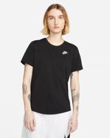 Nike Sportswear Club Essentials T-Shirt Dames Zwart - Maat S - Kleur: Zwart | Soccerfanshop