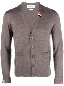 Thom Browne cardigan à boutonnière - Marron