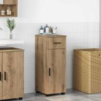 Badkamer Kast met lade artisanaal eikenkleurig 30 x 35 x 80 cm