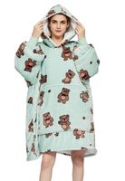 Plaid met mouwen - fleece - beren - Badrock Plaid met mouwen - fleece - beren - Badrock