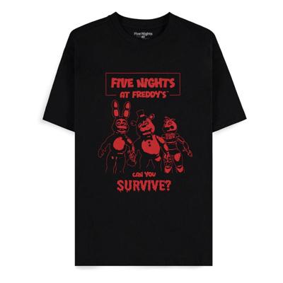 Five Nights at Freddy's T-Shirt Can You Survive Size L