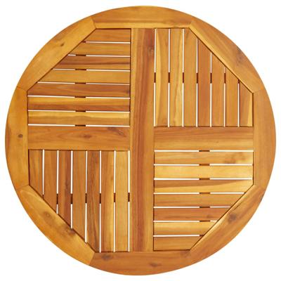 Tafelblad rond 80x2,2 cm massief acaciahout