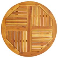 Tafelblad rond 80x2,2 cm massief acaciahout