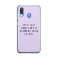 Tequila: Samsung Galaxy A40 Transparant Hoesje