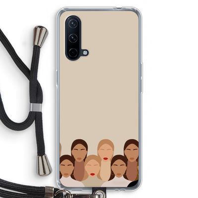 Girls girls girls: OnePlus Nord CE 5G Transparant Hoesje met koord