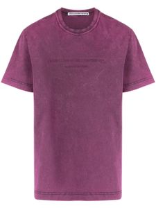 Alexander Wang sweat à logo embossé - Violet