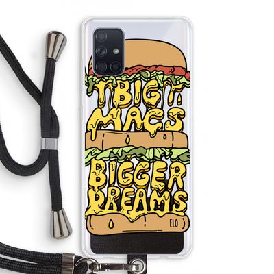 Big Macs Bigger Dreams: Samsung Galaxy A71 Transparant Hoesje met koord