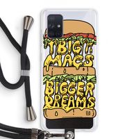 Big Macs Bigger Dreams: Samsung Galaxy A71 Transparant Hoesje met koord