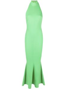 Solace London robe longue Lula à dos nu - Vert