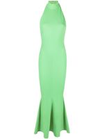 Solace London robe longue Lula à dos nu - Vert