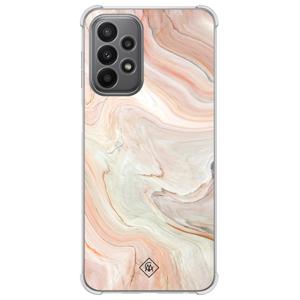 Samsung Galaxy A23 shockproof hoesje - Marmer waves
