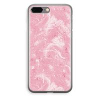 Abstract Painting Pink: iPhone 8 Plus Transparant Hoesje