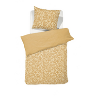 Cinderella dekbedovertrekset katoen 140 x 200/220 linde yellow
